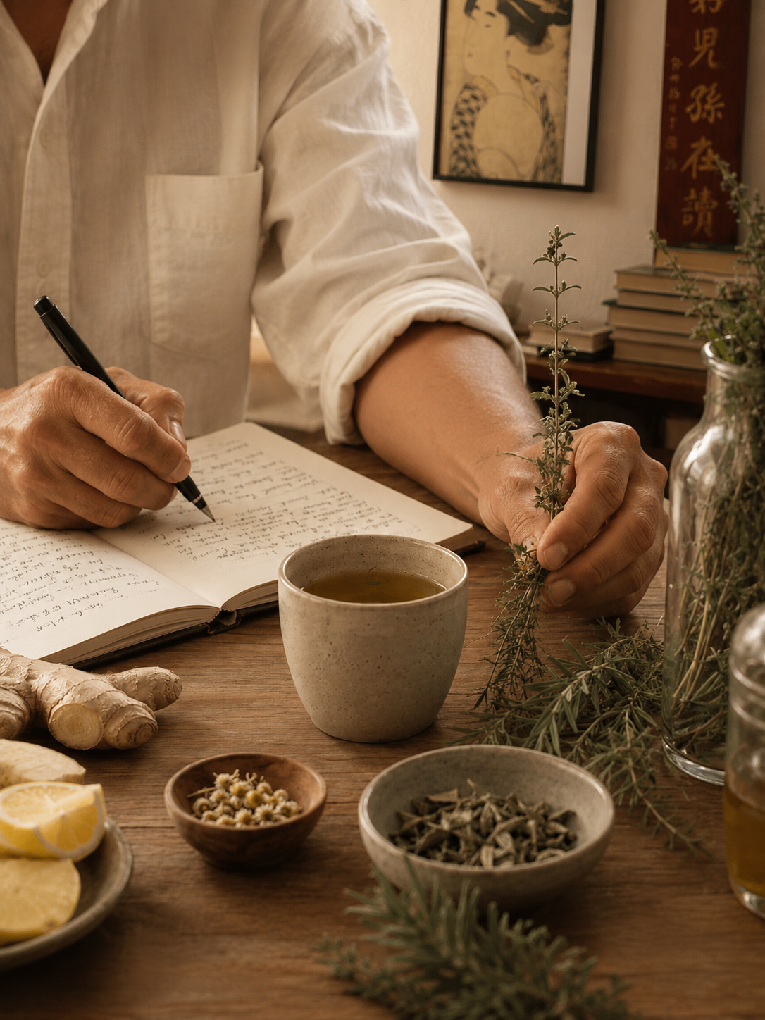 Preparazione di appunti e rimedi naturali